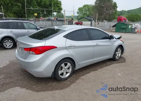 2013 Hyundai Elantra Gls из США, поврежденный, VIN KMHDH4AE5DU717788
